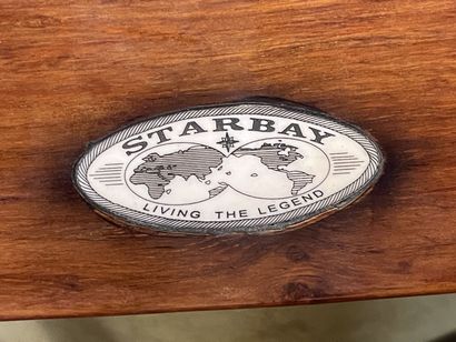STARBAY.

Light green liner vanity, in mahogany...