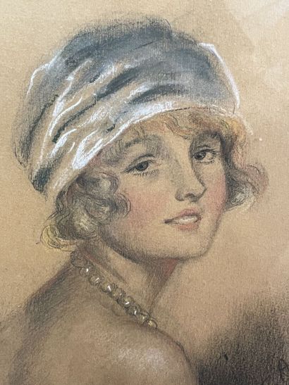 William ABLETT (1877-1937). 

Portrait of...