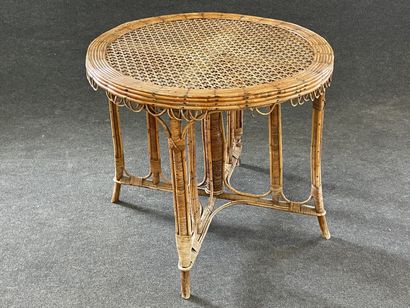 Winter garden furniture in wicker early XX...