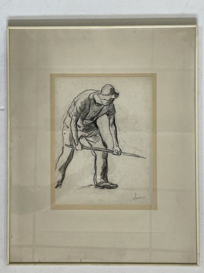 Maximilien LUCE (1858-1941)

Man at work.

Charcoal...