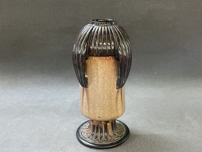 MOUGIN in NANCY:

Large stoneware vase on...