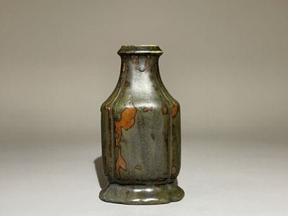Emile GRITTEL (1870-1953) - A japanese enamelled...