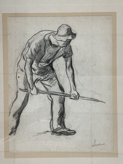 Maximilien LUCE (1858-1941)

Man at work.

Charcoal...