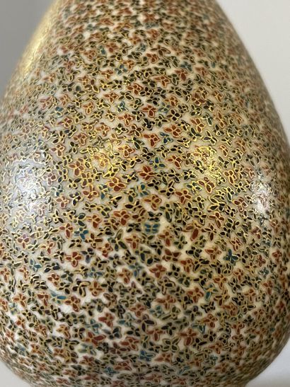 JAPAN SATSUMA 

Pair of fine earthenware...