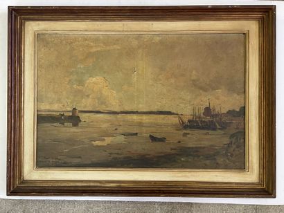 Jean Constant PAPE (1865-1920)

Port Breton.

Oil...