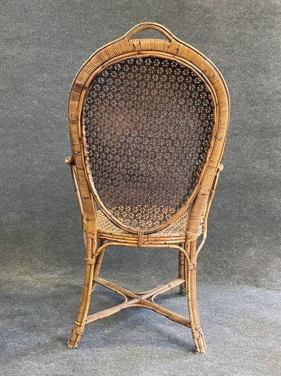 Winter garden furniture in wicker early XX...