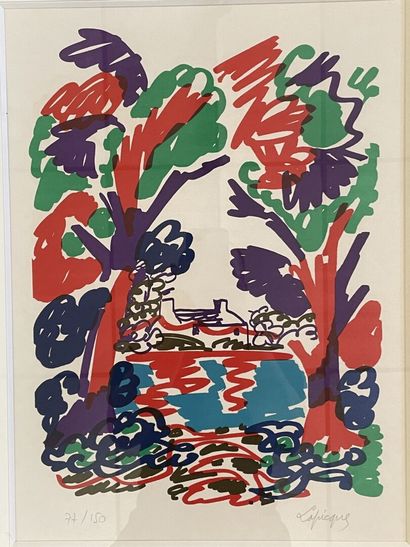 Charles LAPICQUE (1898-1988) 

Lithograph

Artist's...