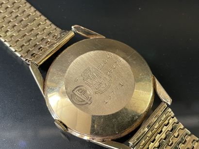 
LIP men's bracelet watch in gold 750°/00,...