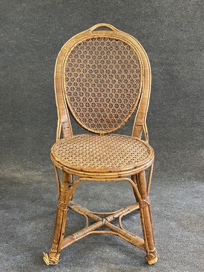 Winter garden furniture in wicker early XX...
