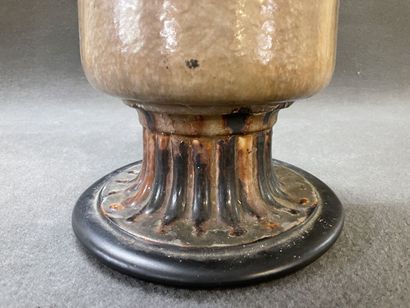 MOUGIN in NANCY:

Large stoneware vase on...