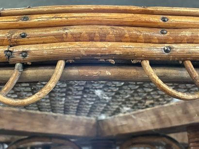 Winter garden furniture in wicker early XX...