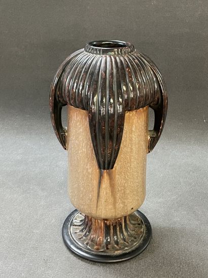MOUGIN in NANCY:

Large stoneware vase on...