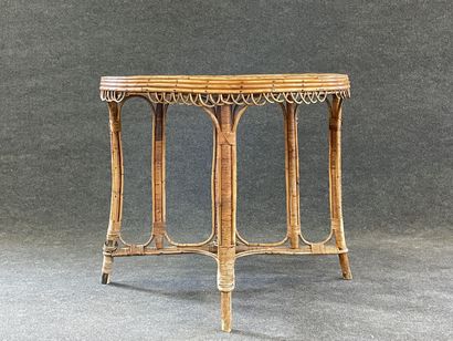 Winter garden furniture in wicker early XX...