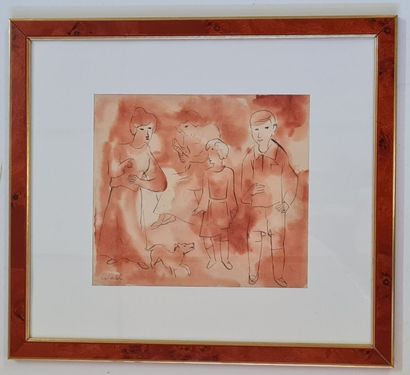 Charles WALCH (1896-1948)

The Family.

Ink...