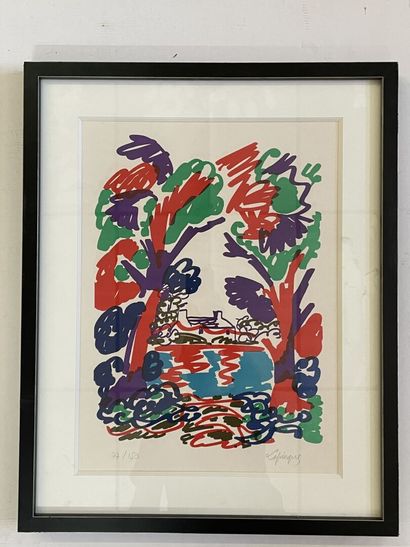 Charles LAPICQUE (1898-1988) 

Lithograph

Artist's...