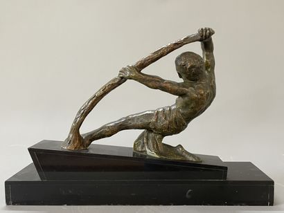 Michel DECOUX (1837-1924). 

Man with a bow...