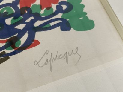 Charles LAPICQUE (1898-1988) 

Lithograph

Artist's...