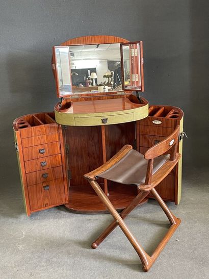 STARBAY.

Light green liner vanity, in mahogany...