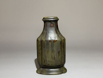 Emile GRITTEL (1870-1953) - A japanese enamelled...