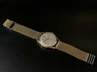 
LIP men's bracelet watch in gold 750°/00,...