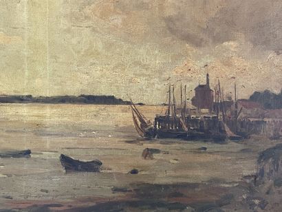 Jean Constant PAPE (1865-1920)

Port Breton.

Oil...