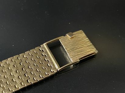 
LIP men's bracelet watch in gold 750°/00,...