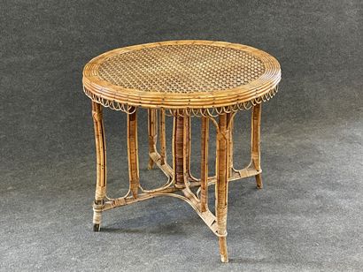 Winter garden furniture in wicker early XX...
