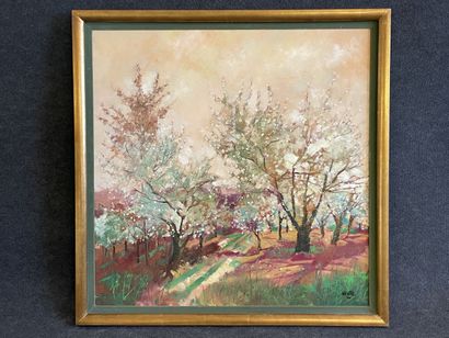 Georges HOSOTTE (1936)

Cherry trees in bloom.

oil...