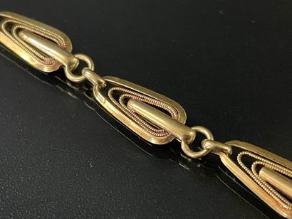 Watch chain in gold 750°/ 00.

L: 43 cm.

Weight:...
