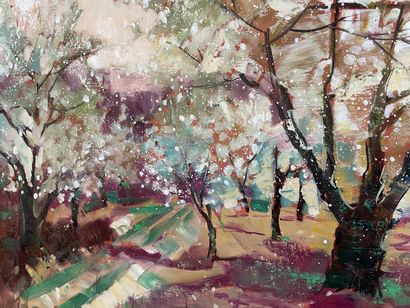 Georges HOSOTTE (1936)

Cherry trees in bloom.

oil...
