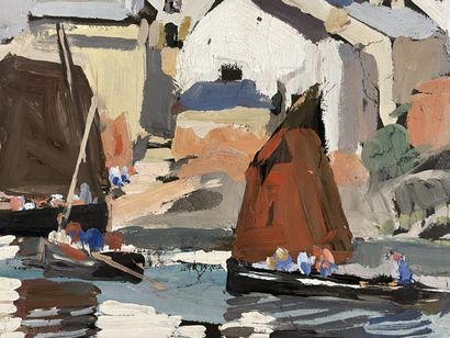 Mathurin MÉHEUT (1882-1958)

Douelan.

Gouache...