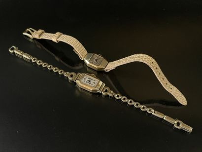 
Two small rectangular ladies' watches




30's




A...