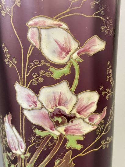 LEGRAS or MONTJOYE 

Pair of large vases...