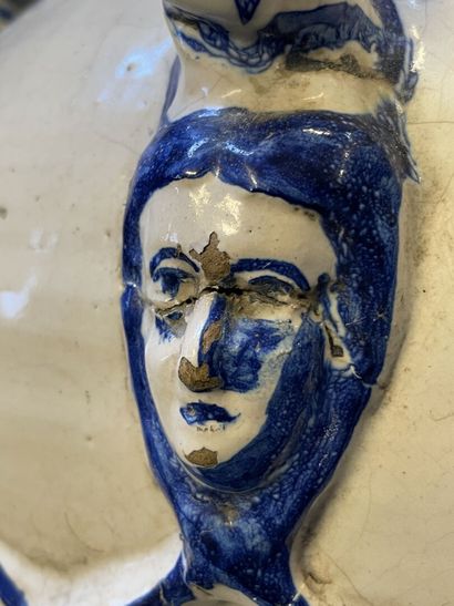 SPAIN 19TH C.

Important enamelled earthenware...