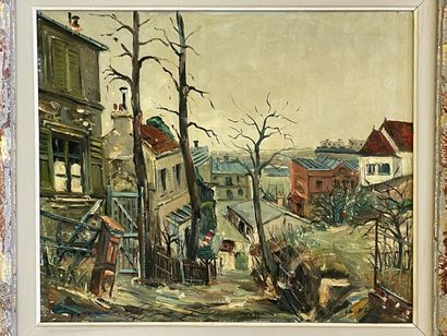 Charles FÉOLA (1917-1994). 

La bute Montmartre....