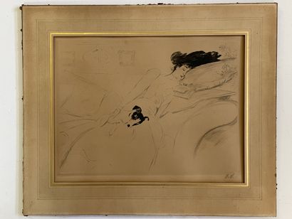 Paul César HELLEU (1859-1927)

Femme endormi...