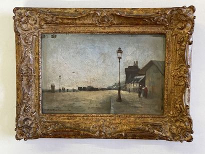 G . PINEL MAISONNEUVE (XIX°) 

Promenades.

Huile...