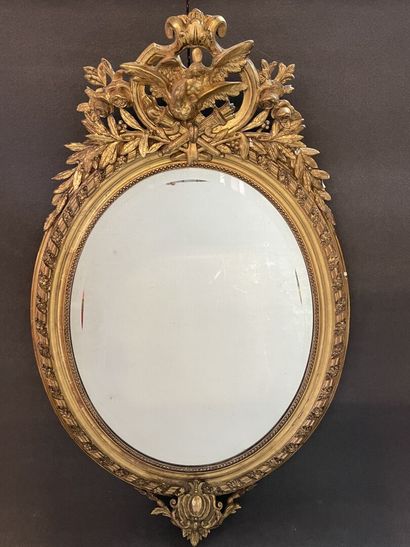 Large oval mirror Napoleon III. 

125 x 80...