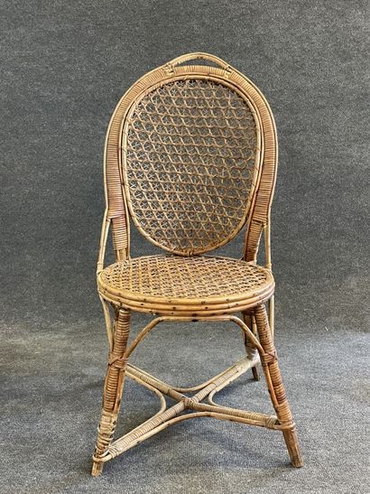 Mobilier de salon de jardin d'hiver en osier...