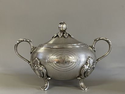 House Halphen: Service out of silver plated...
