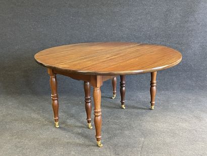 Large mahogany table, six Jacob legs

Restoration...