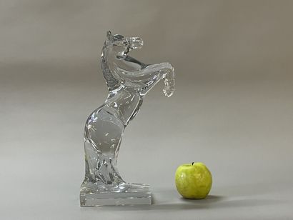 DAUM. 

Cheval : sculpture en cristal. 

H....