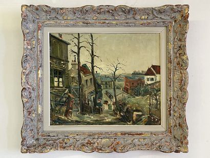 Charles FÉOLA (1917-1994). 

La bute Montmartre....