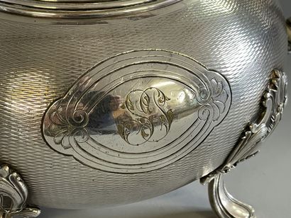 House Halphen: Service out of silver plated...