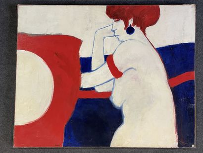 Jeanne SOCQUET (1928)

Femme pensive.

huile...