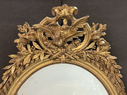 Large oval mirror Napoleon III. 

125 x 80...