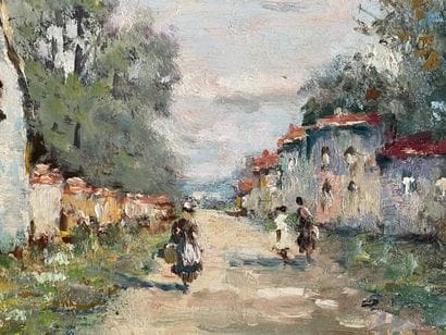 Henri STENN (1903-1993)

Village de Charente

Huile...