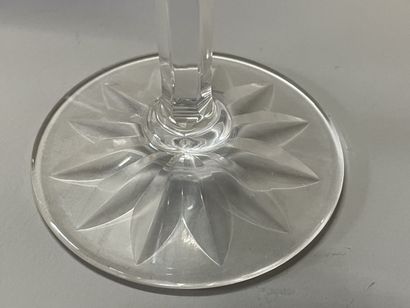 SAINT LOUIS 

Six colored crystal wine glasses....