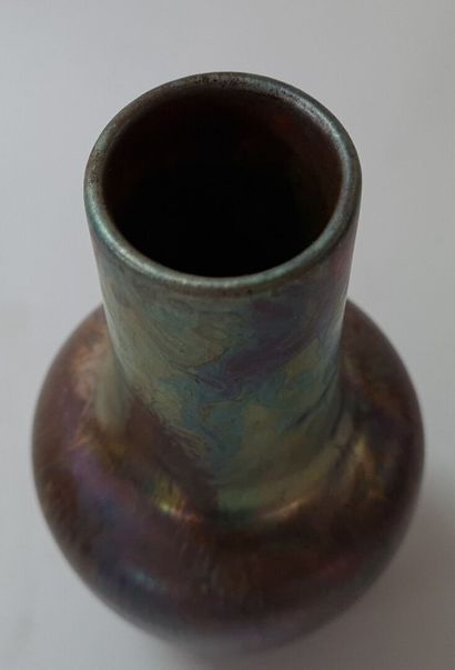 Clément MASSIER (1844-1917) 

Vase piriforme...
