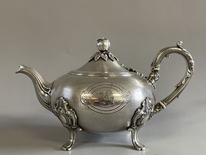 House Halphen: Service out of silver plated...